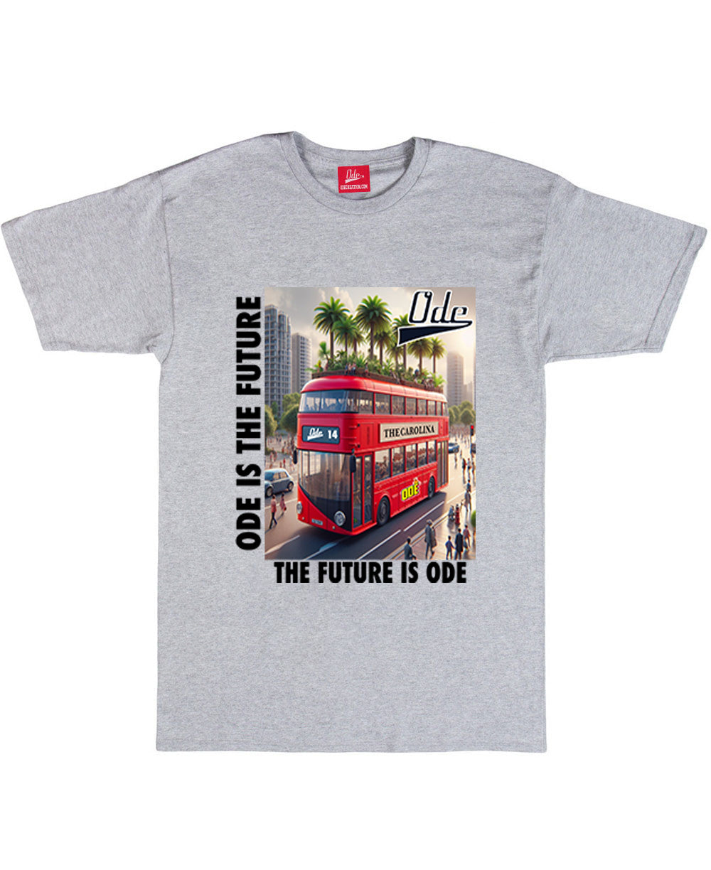 Ode Is The Future T-Shirt- Grey