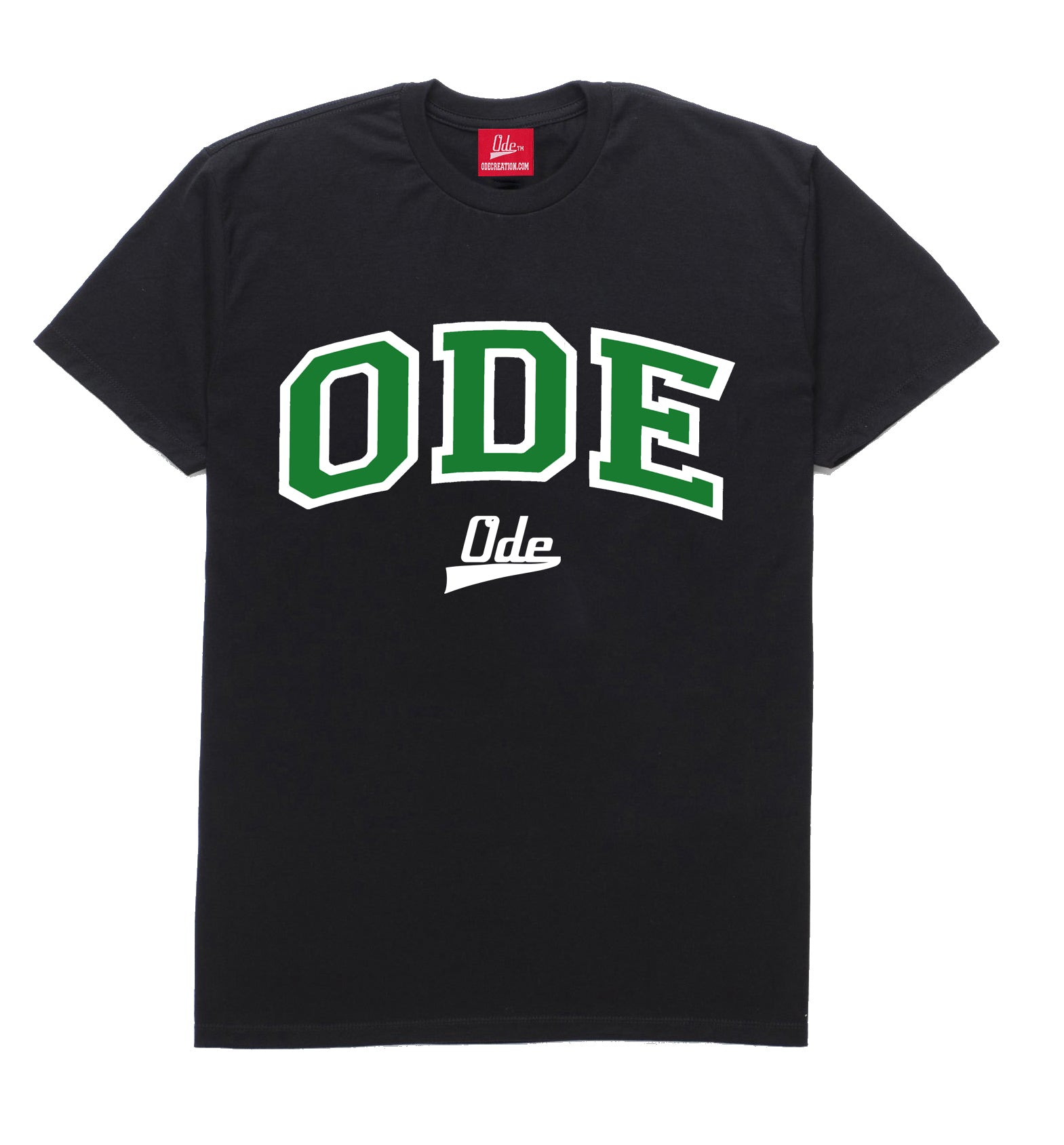 The ODE College T-shirt(Black/Green)