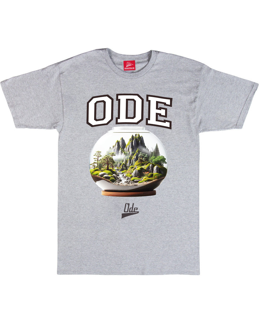 The ODE Globe (Vivarium) Grey T-Shirt