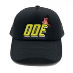 The Ode Flame Trucker Hat- Black