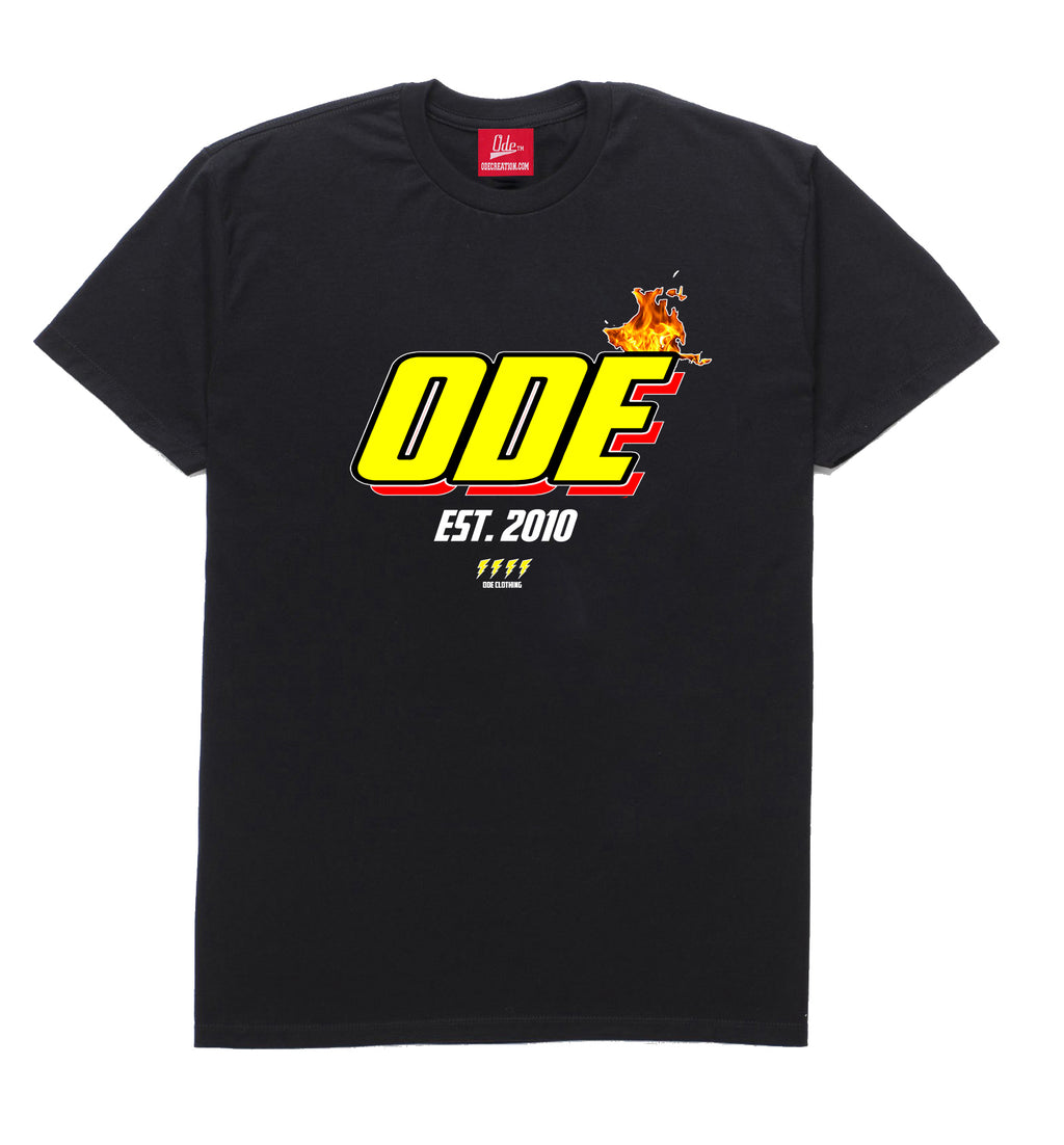The Ode Flame Shirt- Black