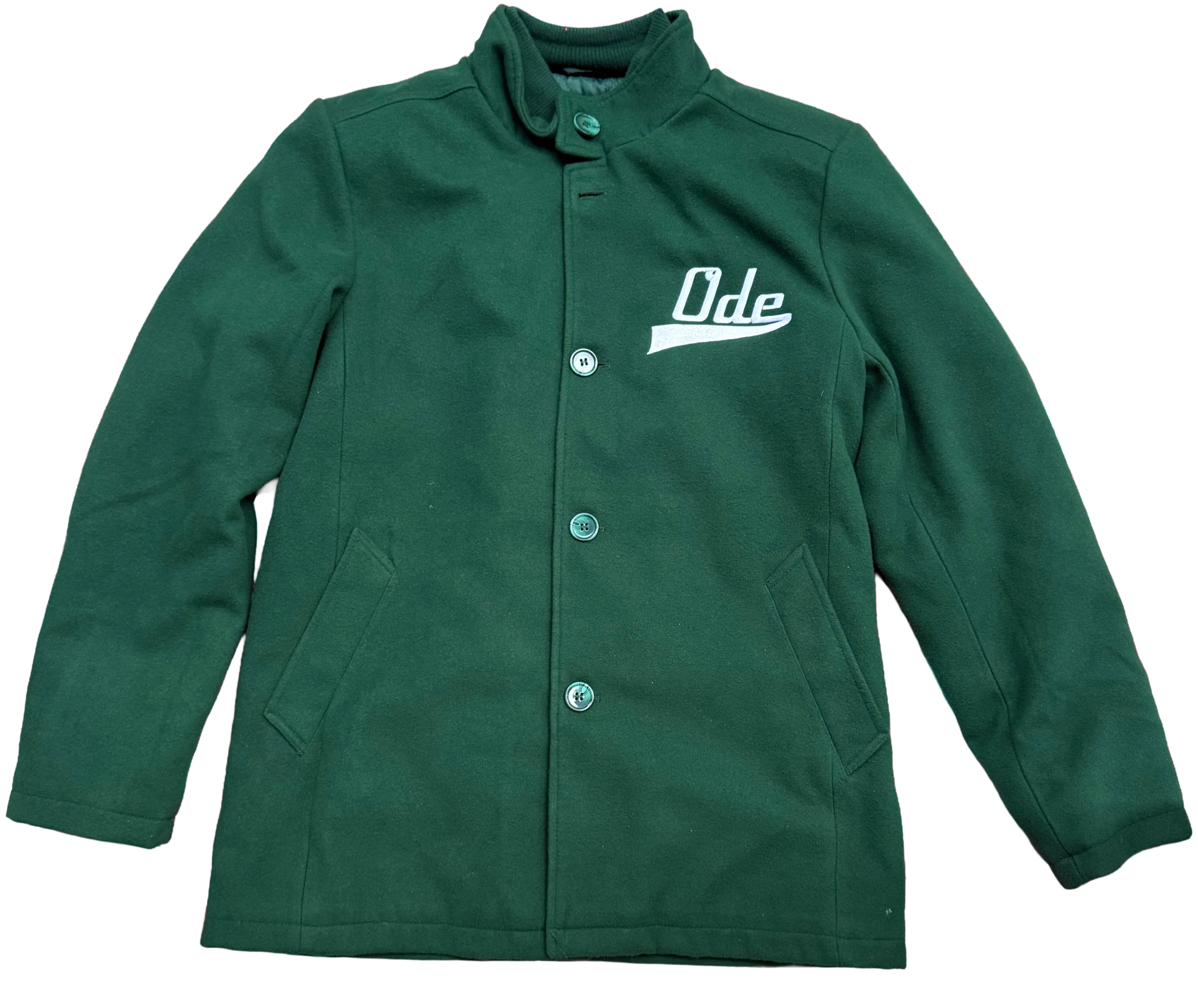 The ODE Green Wool Varsity Jacket