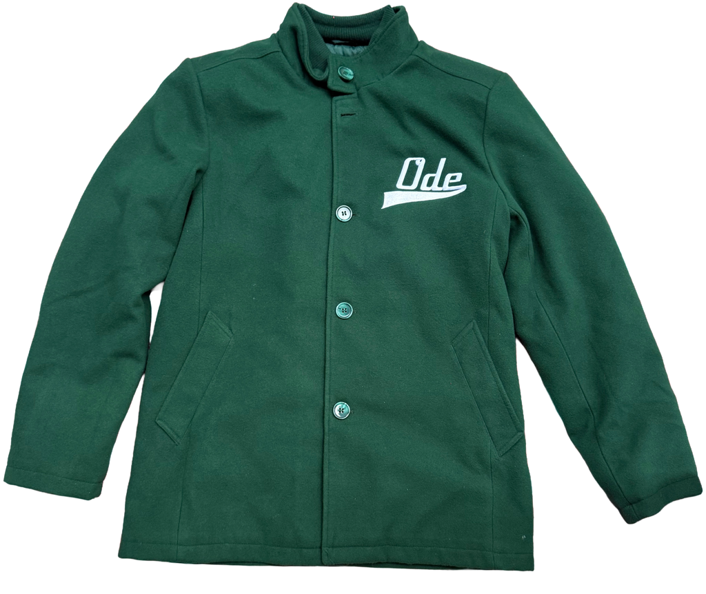 The ODE Green Wool Varsity Jacket