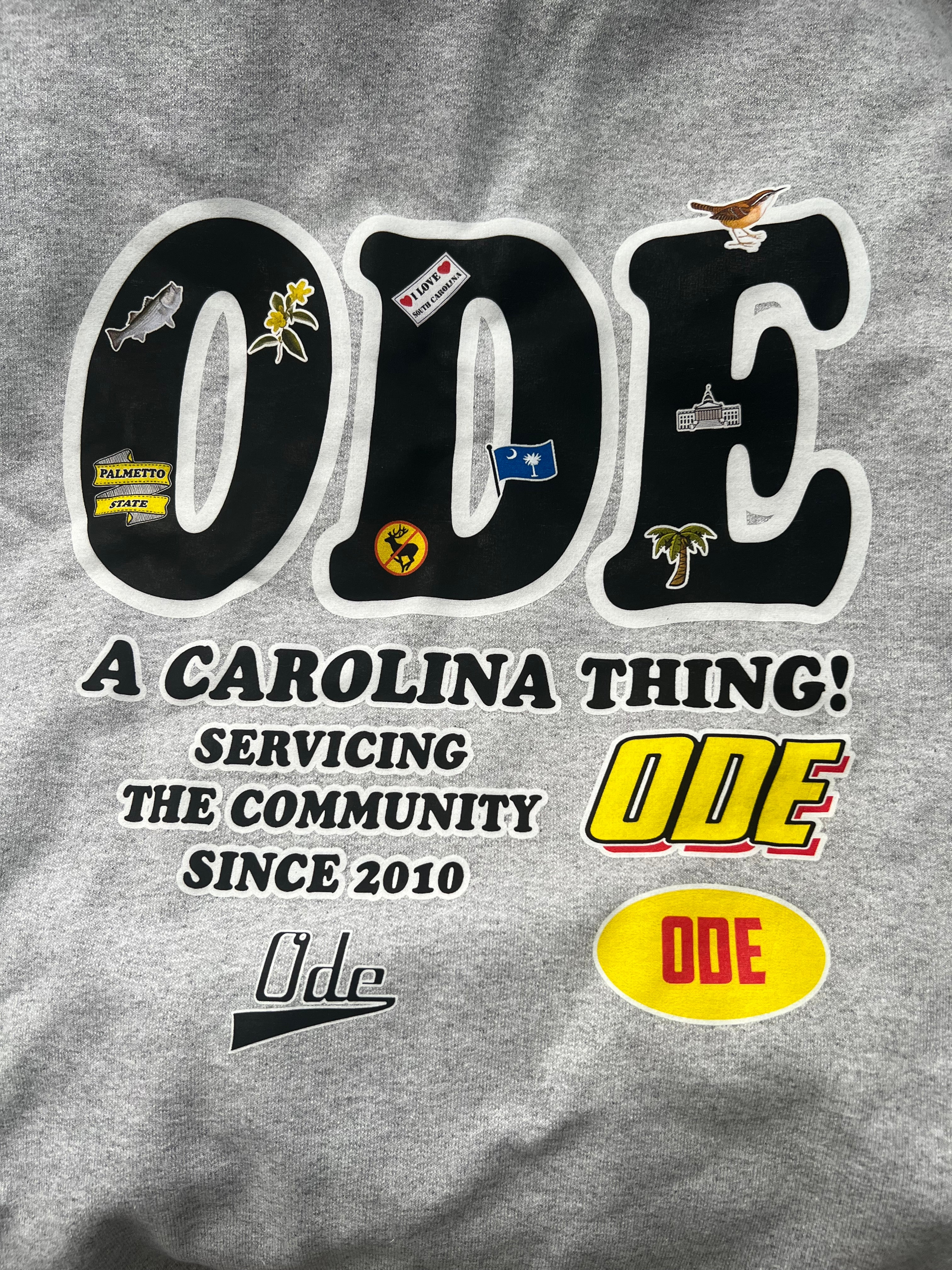 The ODE Carolina Thing  Hoodie- Black