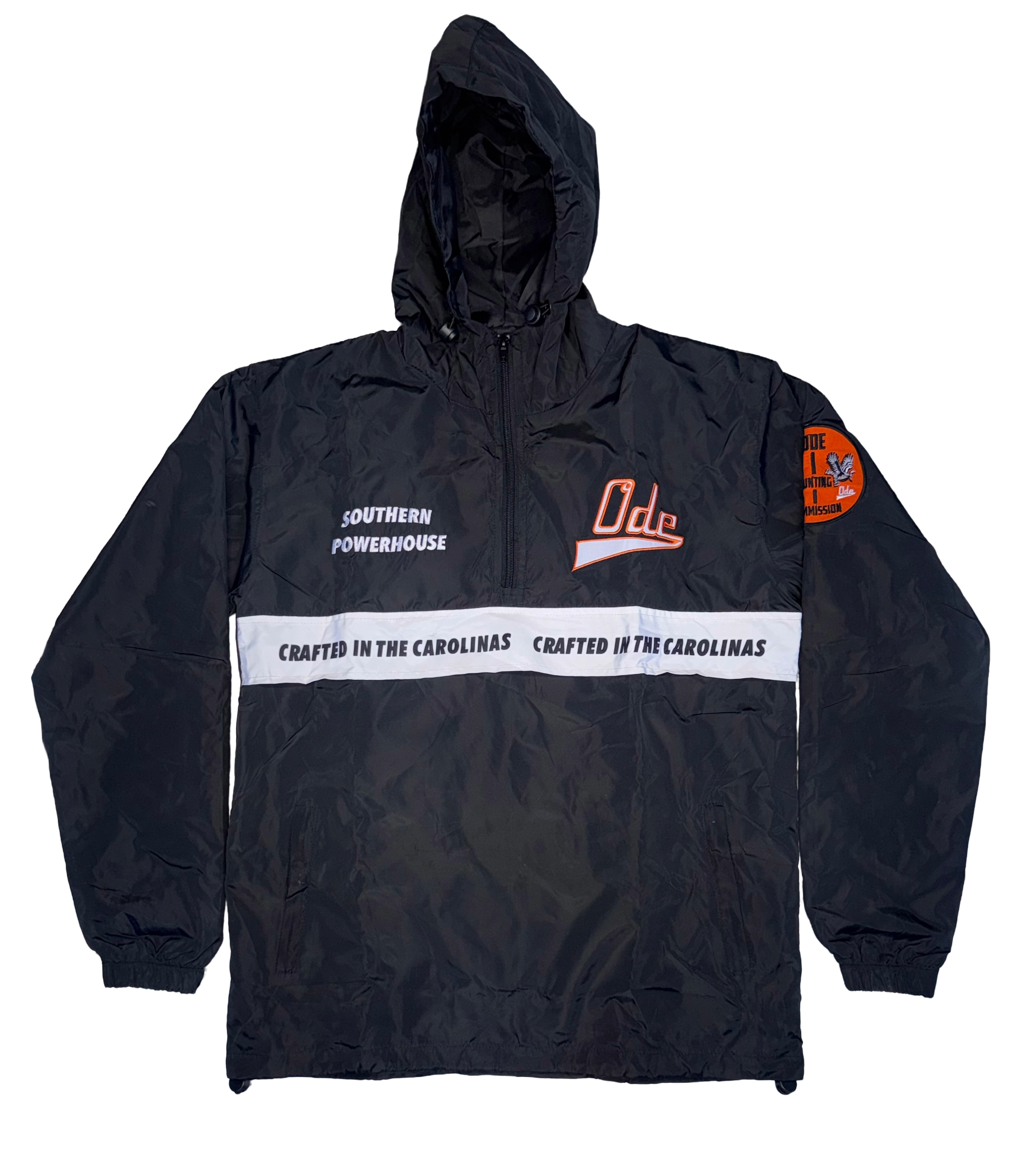 The ODE Crafted In The Carolinas  Black Rain Jacket