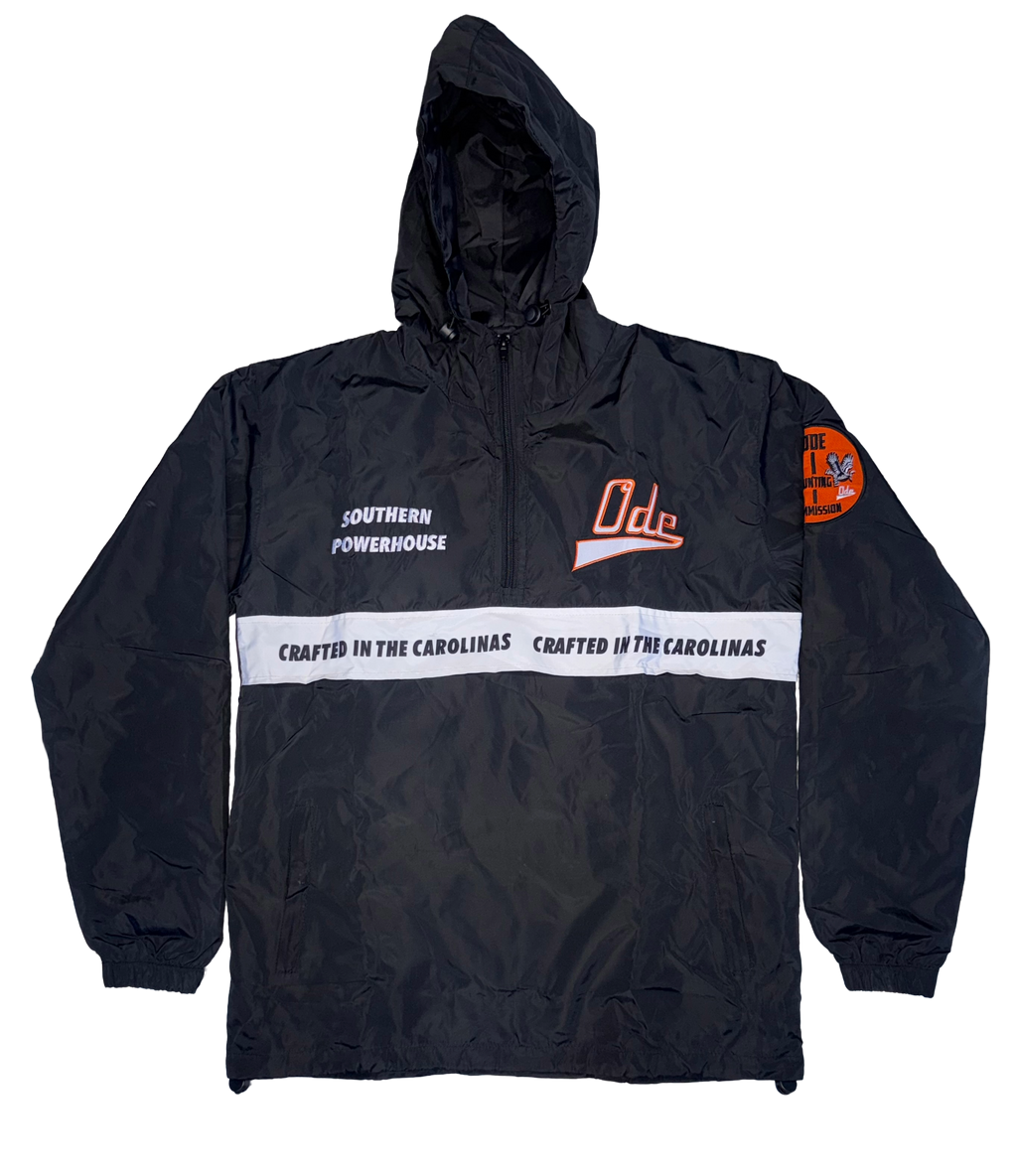 The ODE Crafted In The Carolinas  Black Rain Jacket
