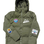 The Ode California Hiking Puffer Jacket-Olive Green