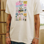 The Ode Southern Flea Market- Cream T-Shirt