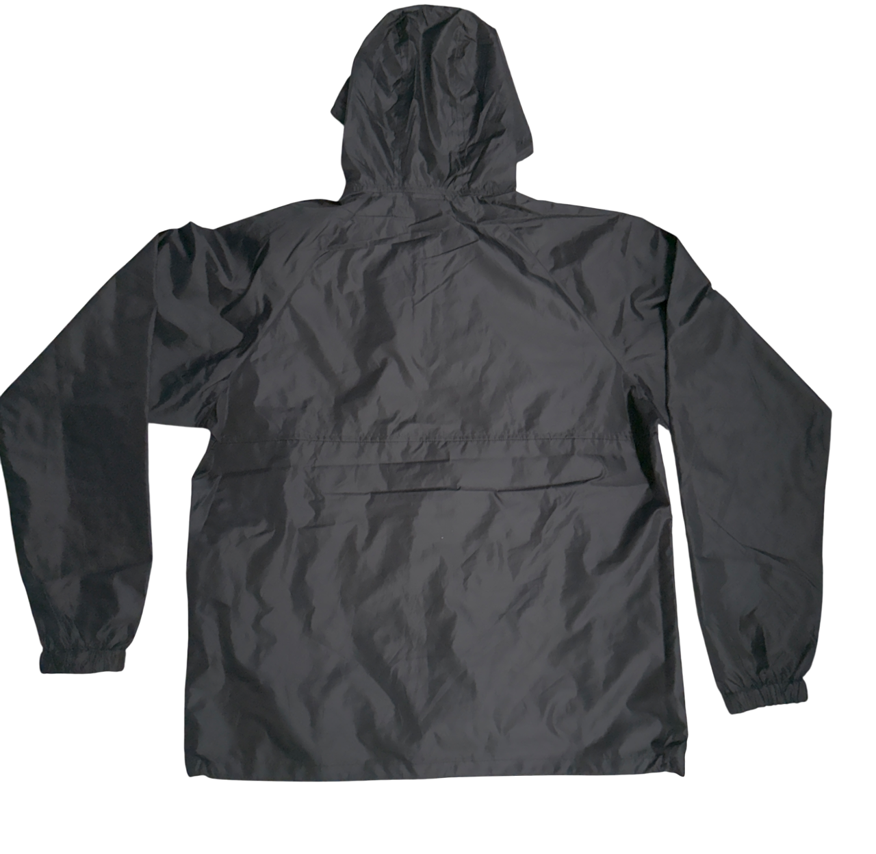 The ODE "Have A Nice Day" Rain Jacket- Black