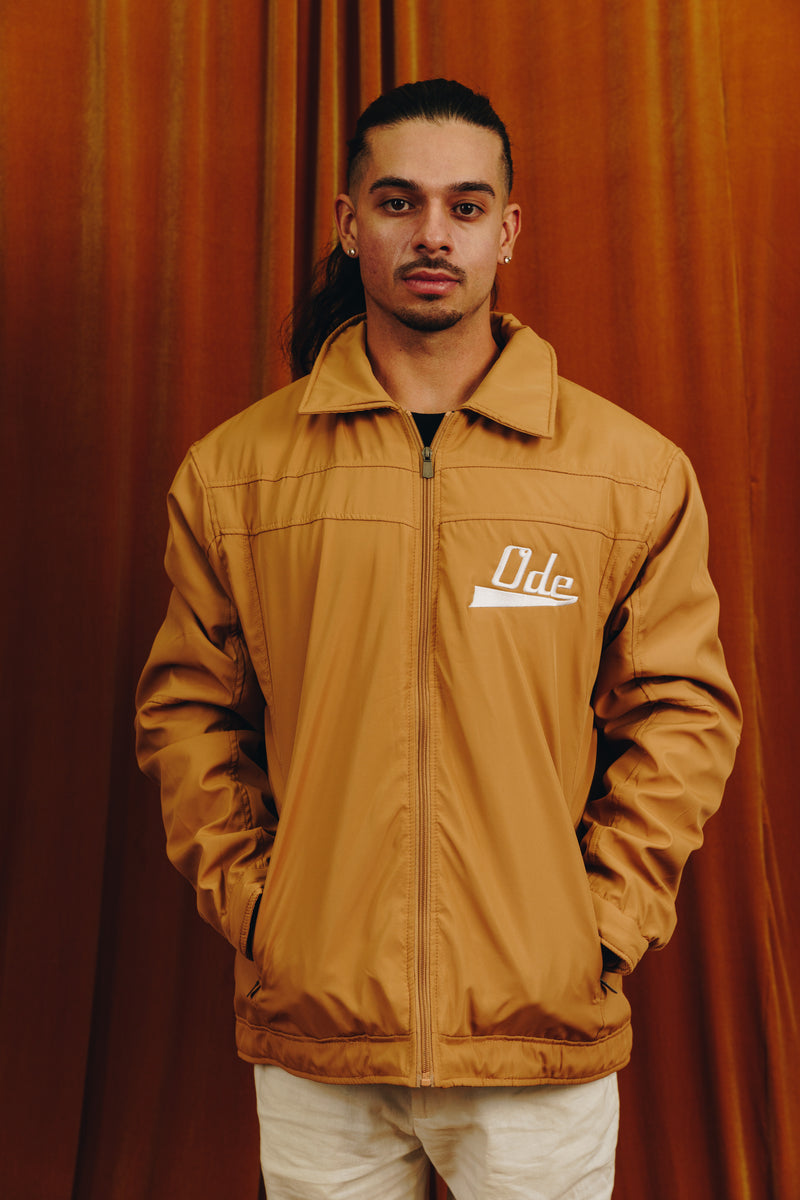 The ODE Tan Poly Jacket – Ode Clothing