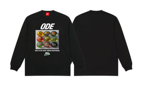 THE ODE 15th Year Anniversary Marble Set Long Sleeve- Black