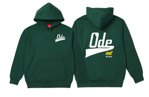THE ODE SCRIPT FLAME Hoodie- Green