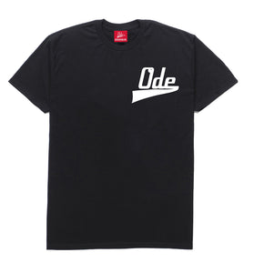 Ode Script T-Shirt -Black