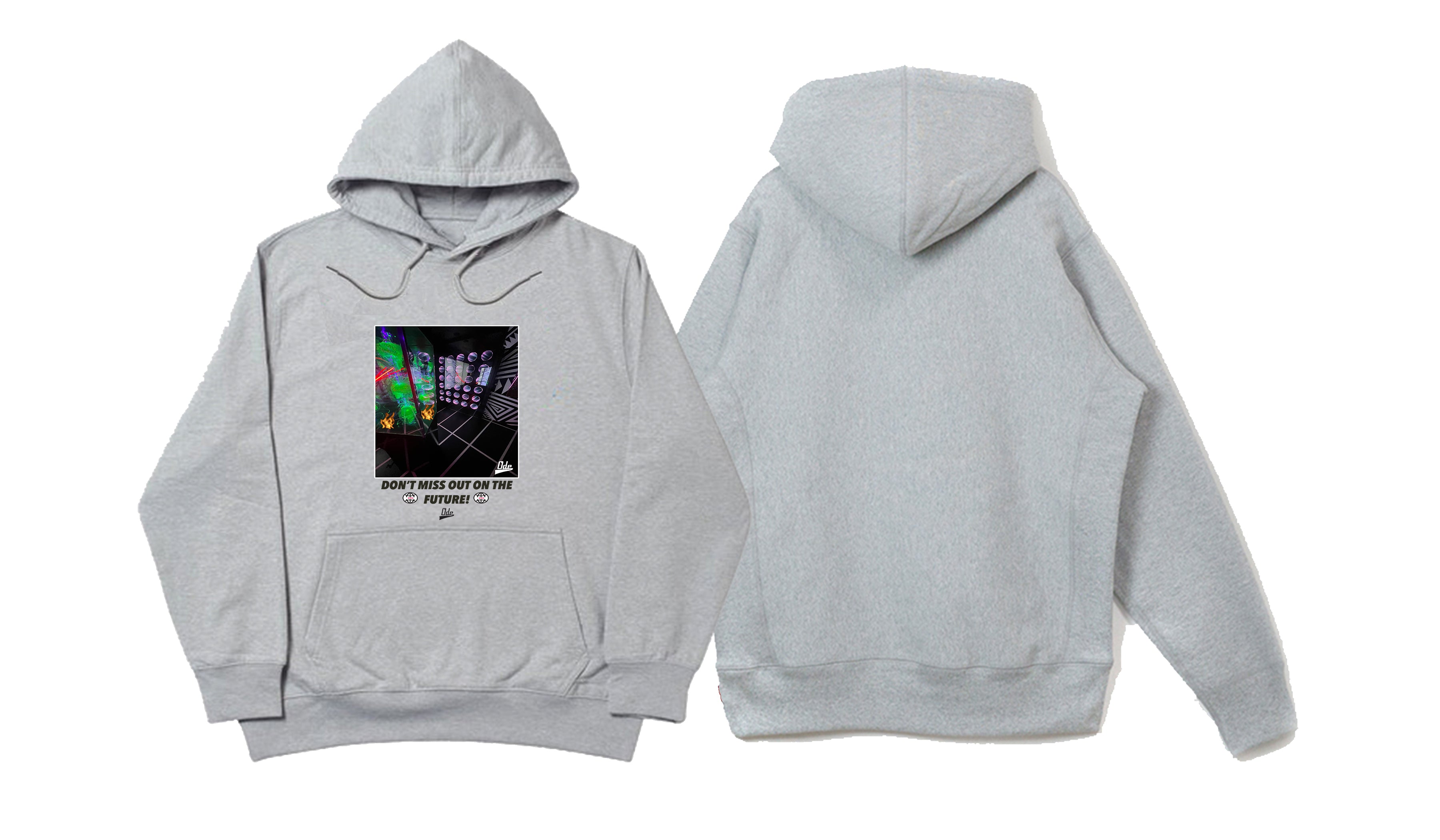 Don't Miss Out On The Future Hoodie- Grey