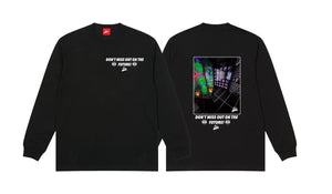 Don't Miss Out On The Future Long Sleeve T-Shirt- Black