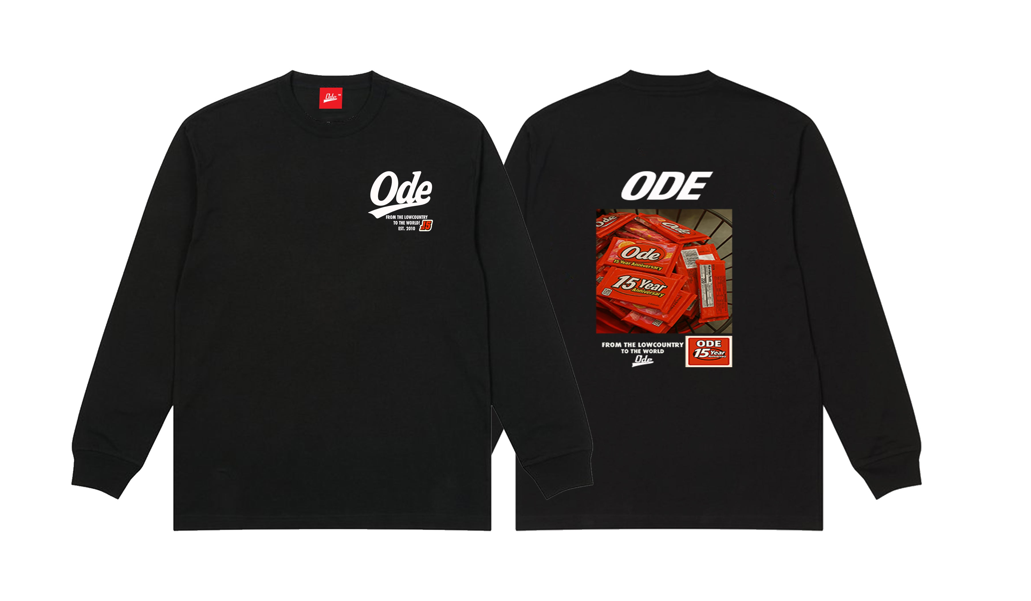From The Lowcountry To The World Long Sleeve- Black