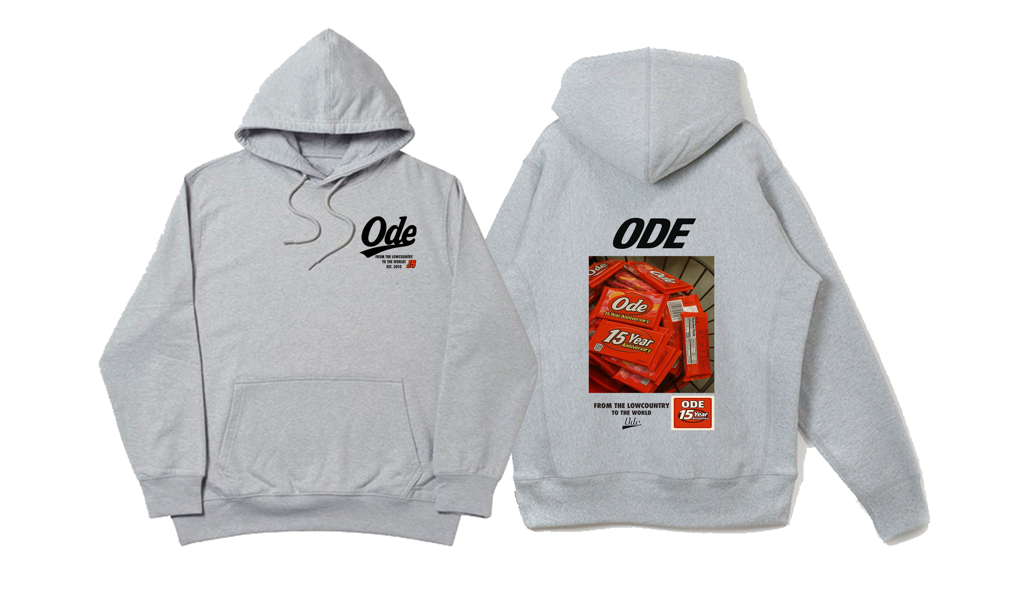 From The Lowcountry To The World Hoodie- Grey