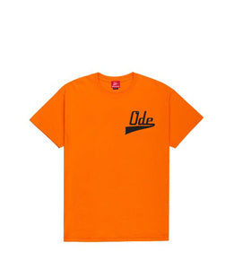 Ode Script T-Shirt -Orange