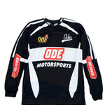 The ODE Power Black & Orange Motocross Jersey