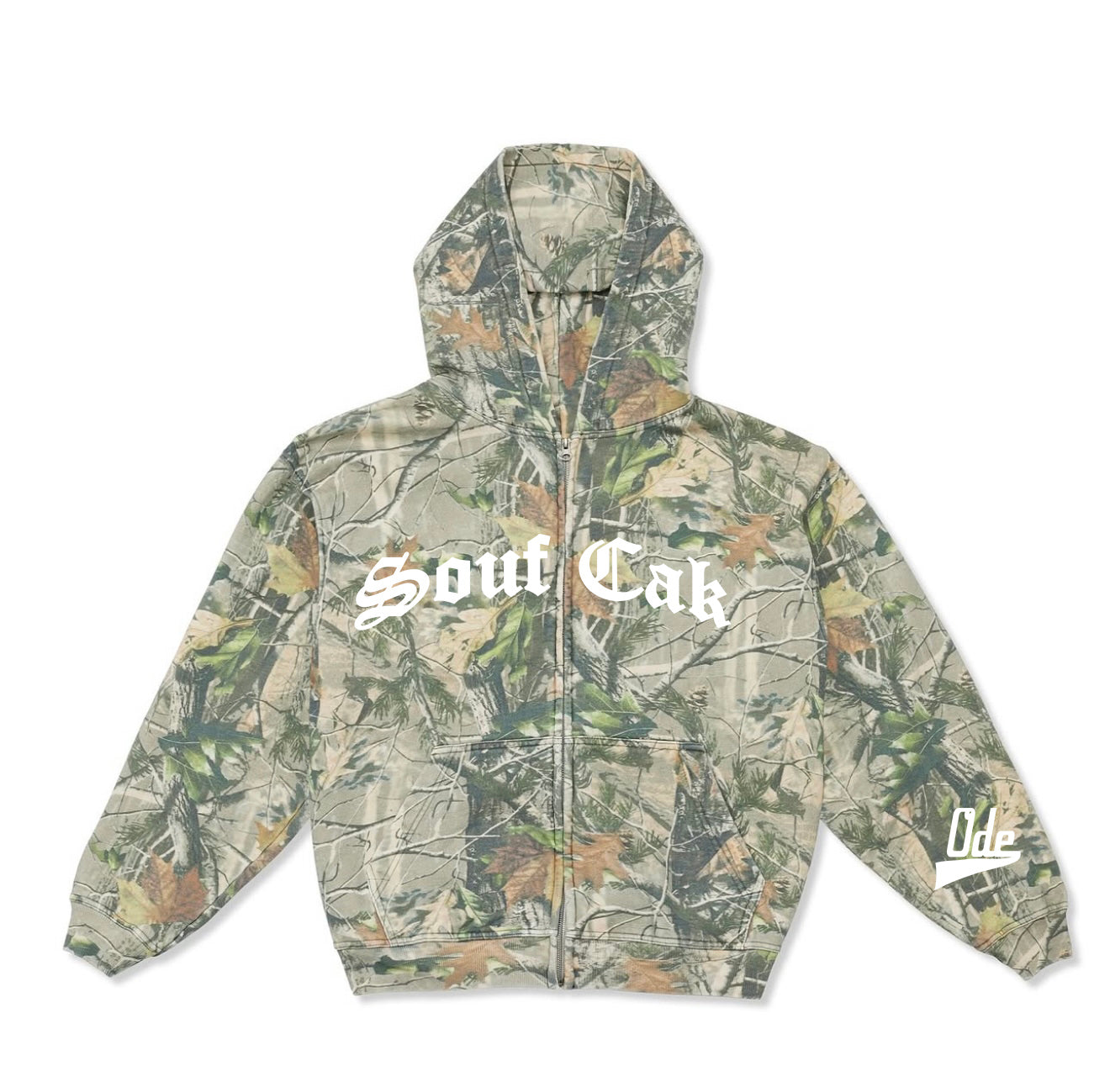 The ODE Souf Cak Camo Zip Hoodie
