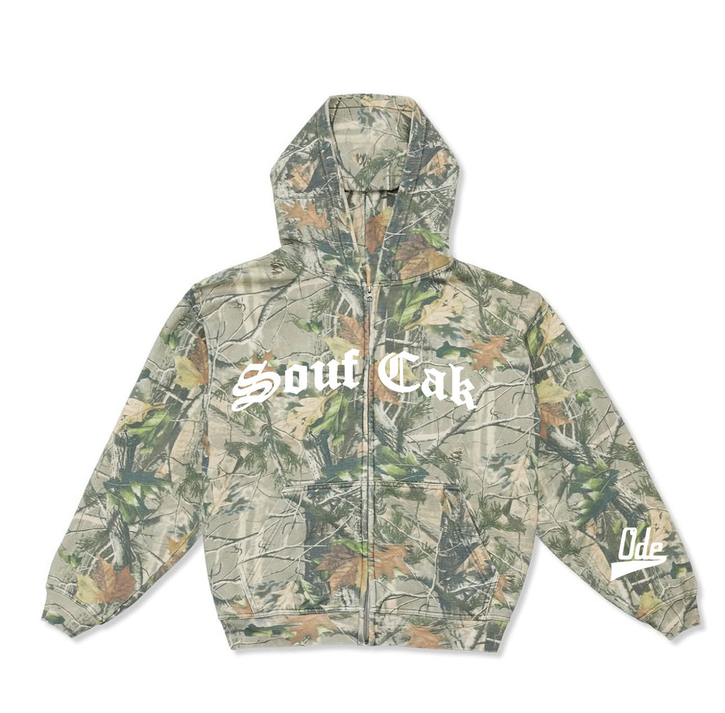 The ODE Souf Cak Camo Zip Hoodie