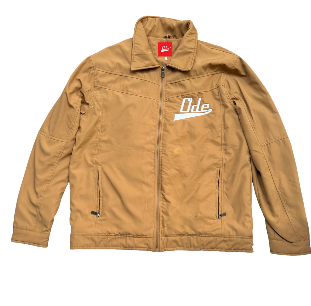 The ODE Tan Poly Jacket