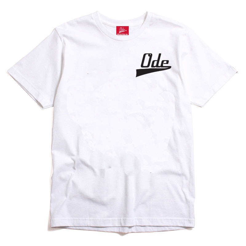 Ode Script T-Shirt -White
