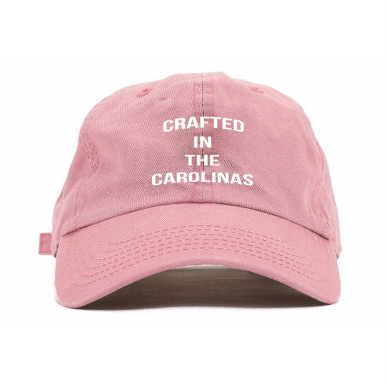 Crafted in the Carolinas Dad Hat- Pink