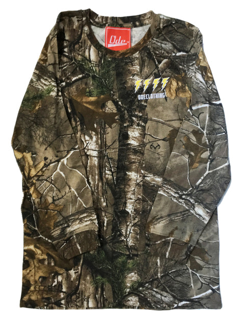 The Ode Clothing Forest Camo Long Sleeve