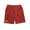 The Ode Lightning Champion Gym Shorts With Pockets- Crimson