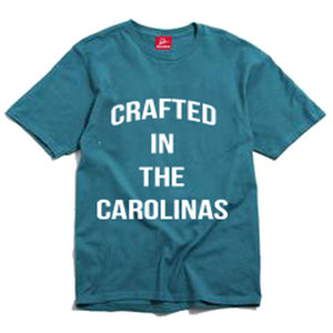 Crafted in The Carolinas Front Logo T-shirt- Teal