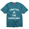 Crafted in The Carolinas Front Logo T-shirt- Teal
