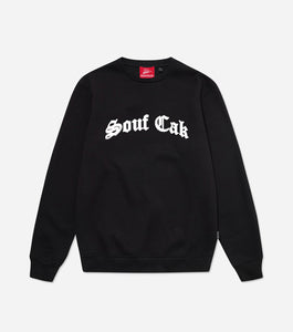 Souf Cak Crewneck Sweatshirt - Black