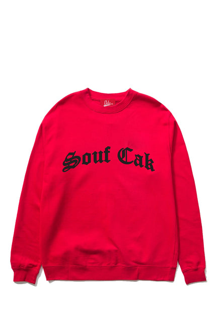 Souf Cak Crewneck Sweatshirt - Red