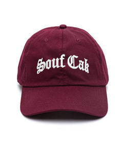 Souf Cak Dad Hat- Garnet/White