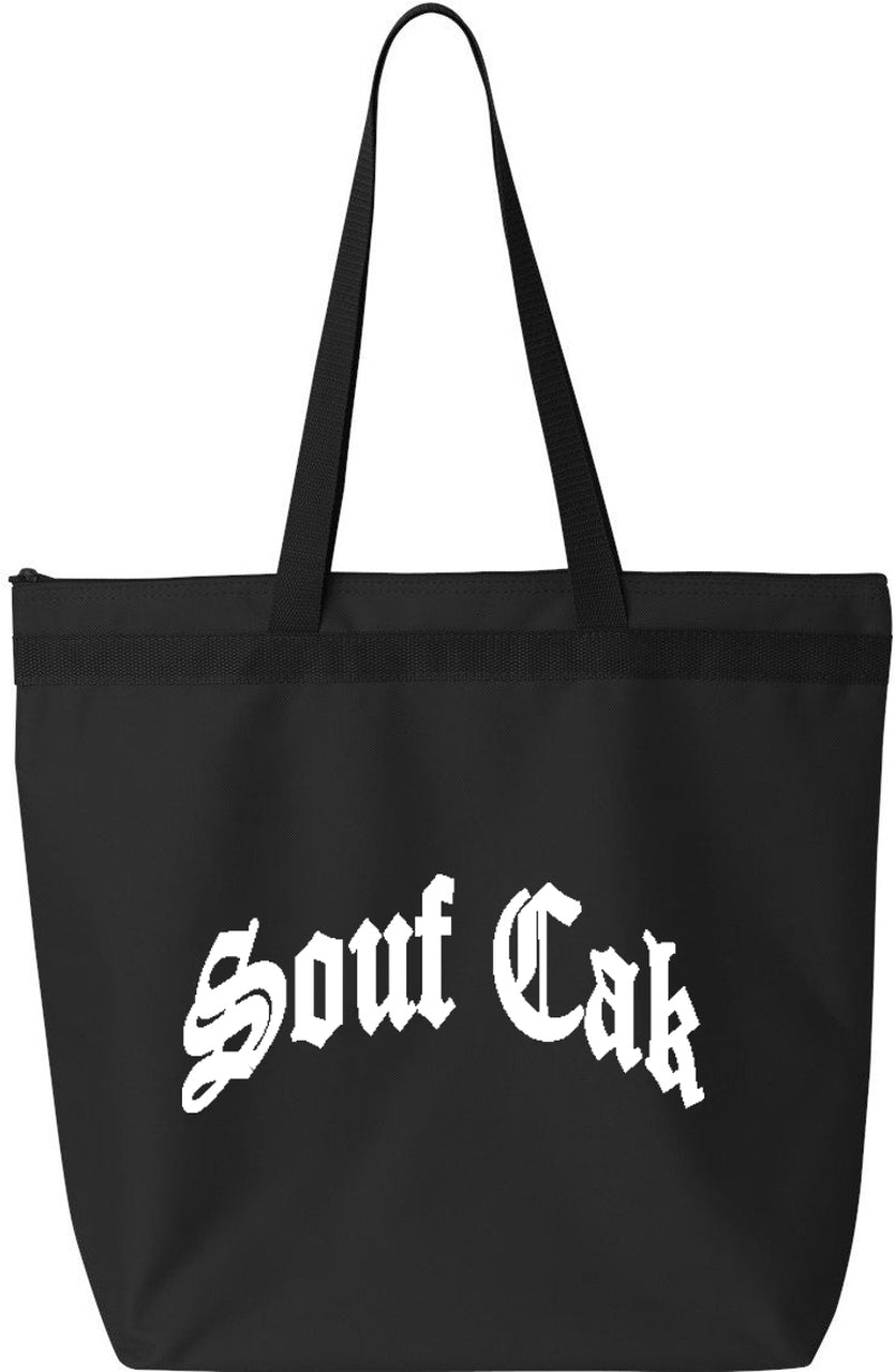Souf Cak Tote Bags-Black