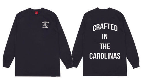 The Crafted In the Carolinas Long Sleeve-Black