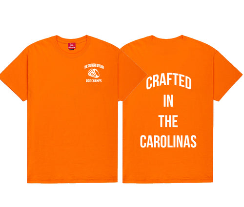 The Crafted In The Carolinas T-Shirt-Orange