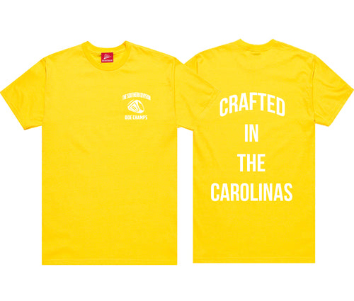 The Crafted In The Carolinas T-Shirt-Yellow
