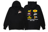 Ode All Over Hoodie - Black