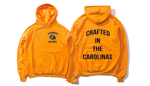 The Crafted In the Carolinas Hoodie X Champion - Gold/Yellow
