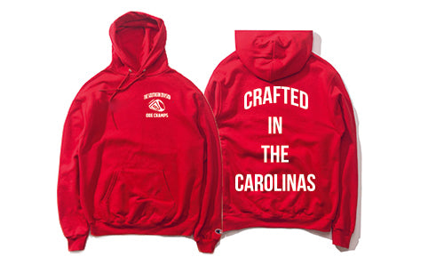 The Crafted In the Carolinas Hoodie X Champion - Red