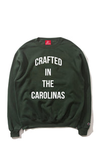 The Crafted In the Carolinas Crewneck X Champion - Green