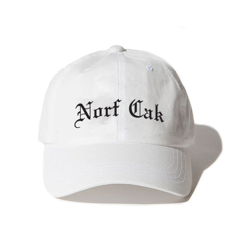 Norf Cak Dad Hat- White