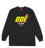 The Ode Flame Long Sleeve Shirt- Black