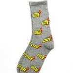 The Ode Flame Grey Socks
