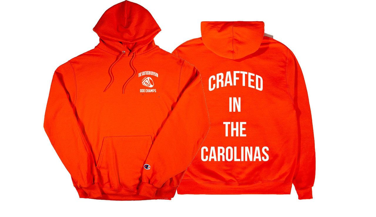 The Crafted In the Carolinas Hoodie X Champion - Orange