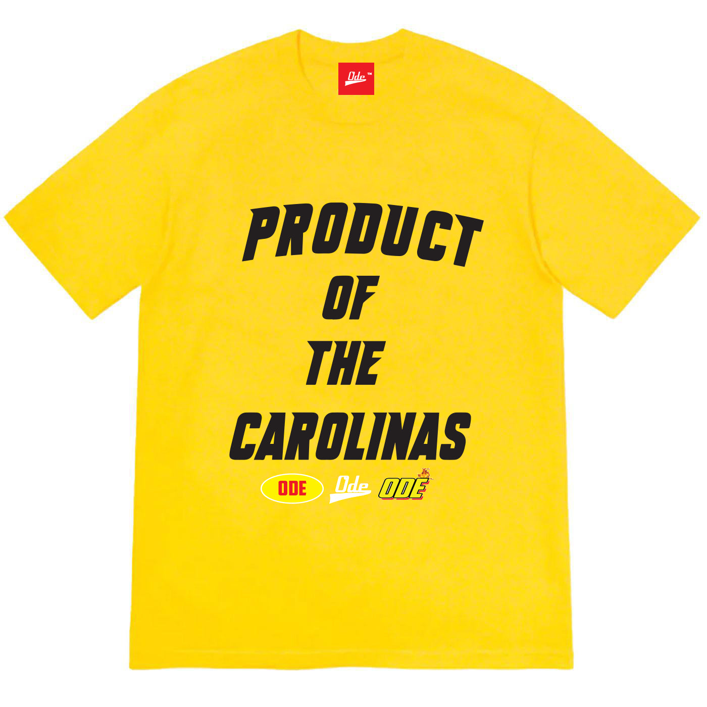 The Product Of The Carolinas T-Shirt-Yellow