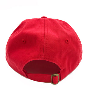 The Ode Flame Logo Dad Hat-Red